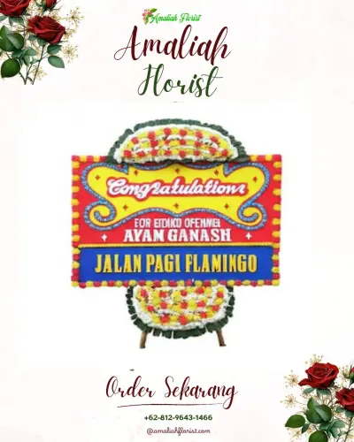 Bunga Papan Congratulation di Isola